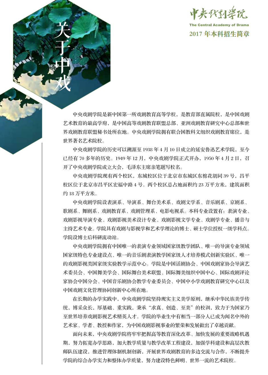 2017年艺术类招生简章(图片版)
